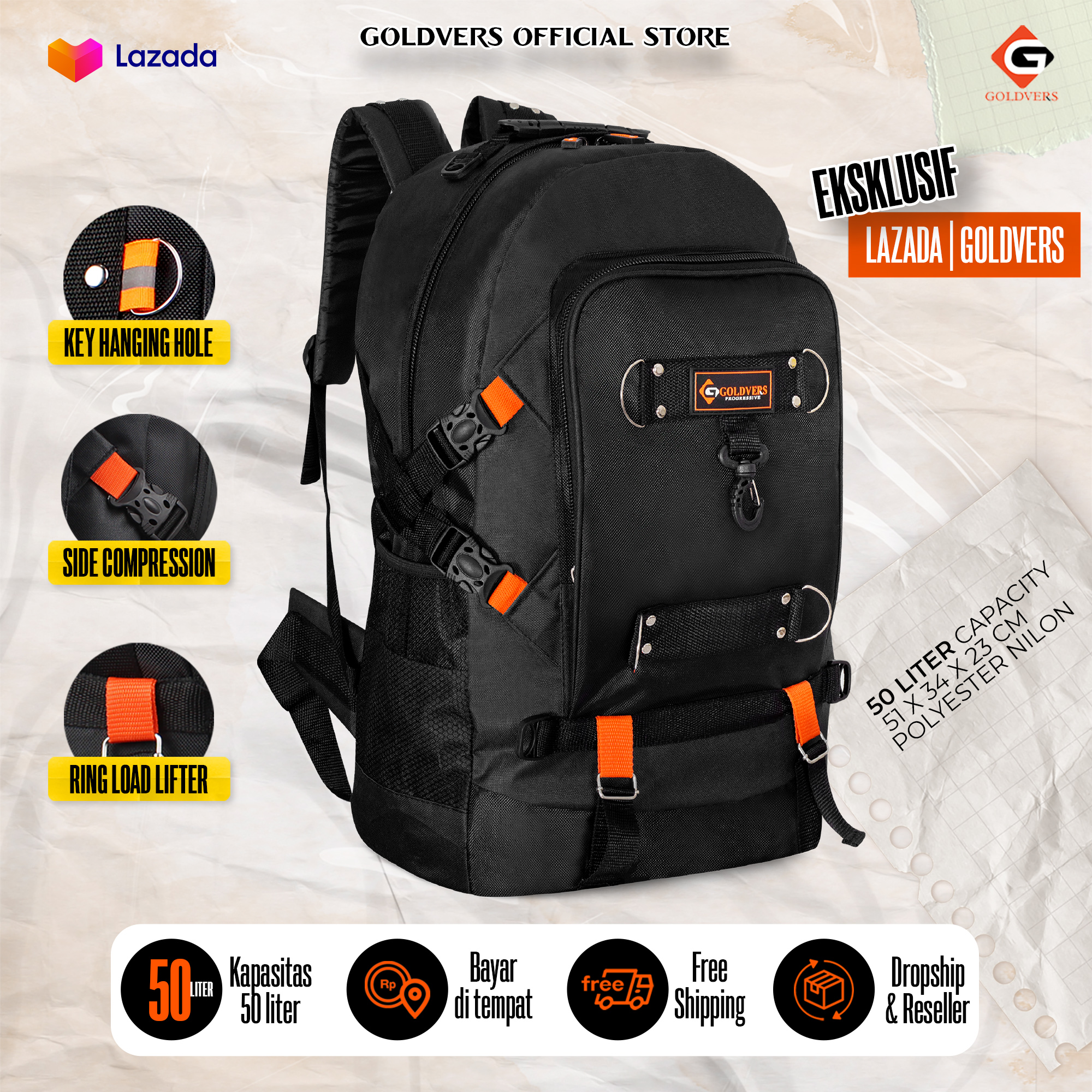 Tas Ransel Mudik/ Tas Ransel Jumbo/ Tas ransel pria/ tas ranse gunung