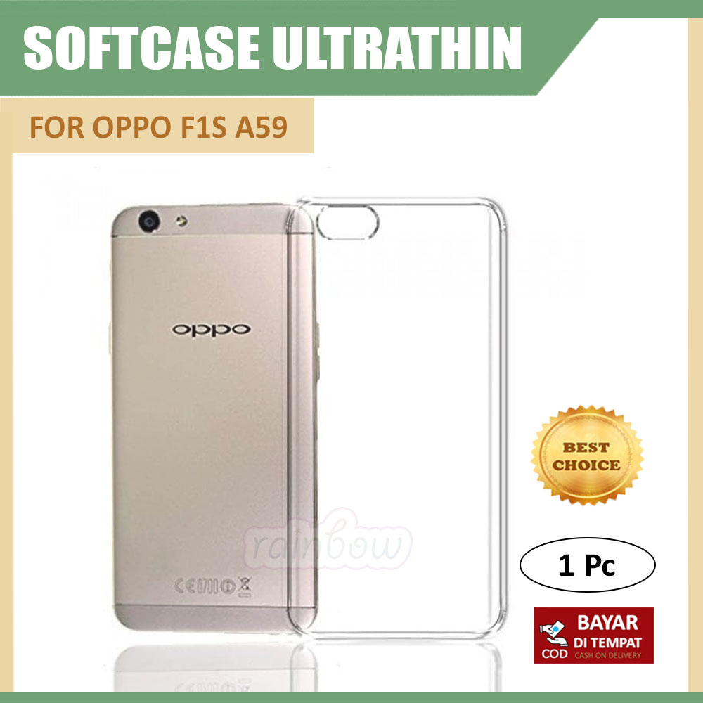 rainbow Casing Oppo F1s A59 Softcase Ultrathin Kasing Soft Case Silikon Kesing Hp Bening Cesing Jeli Lazada Lazada Indonesia