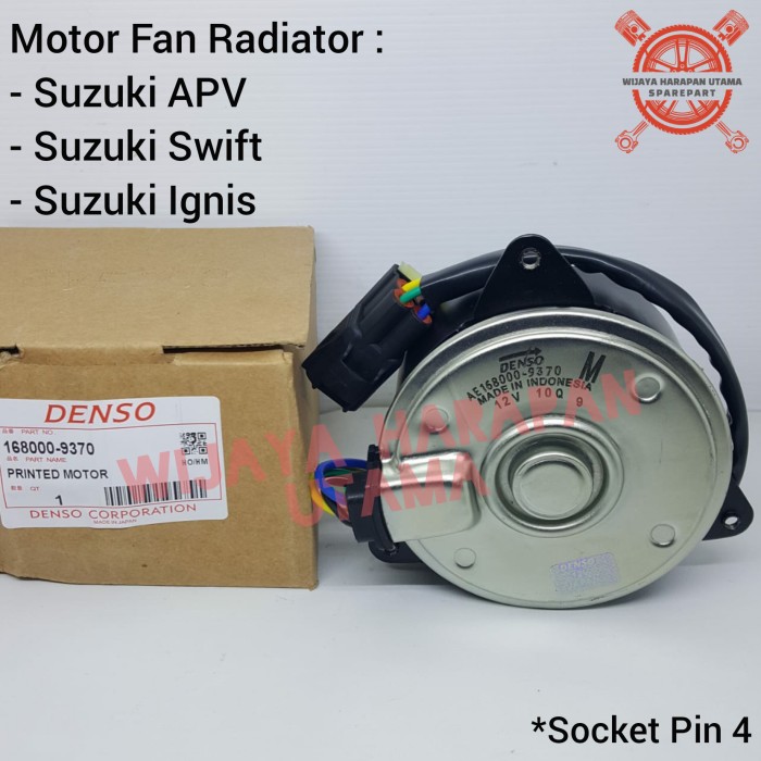Motor Fan Radiator Denso Suzuki Apv Swift Ignis 16800-9370 | Lazada ...