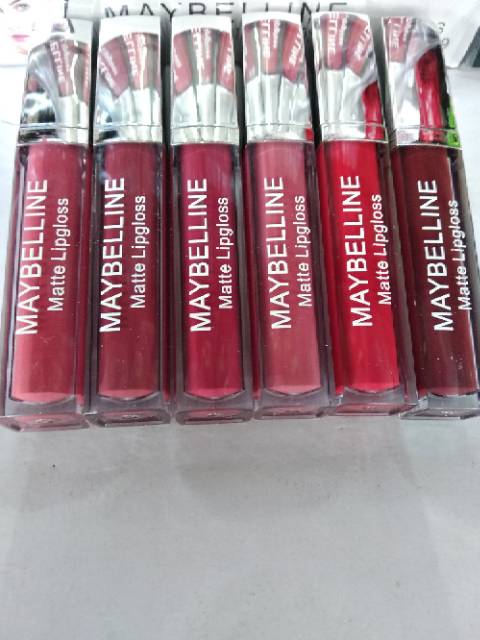 harga maybelline 24 hours matte lipgloss