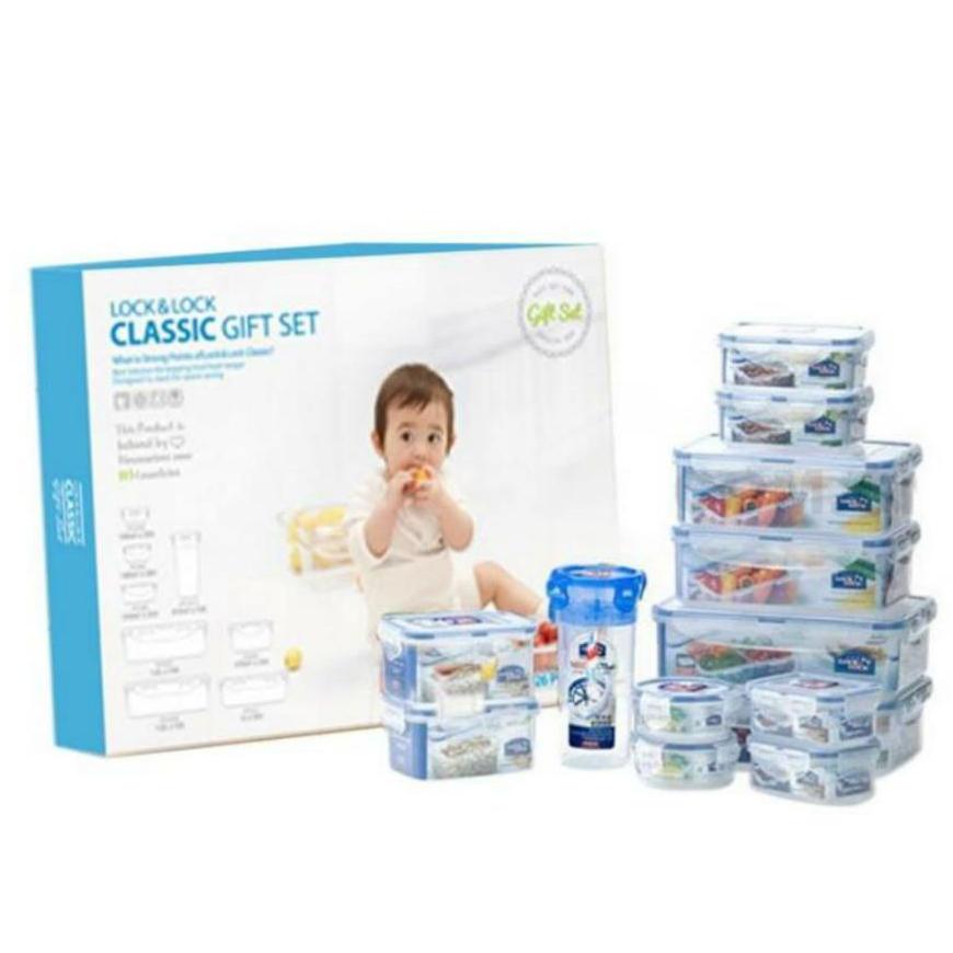 HPT824C13 Lock&Lock Big Gift Set Isi 13 Pcs LOCK & LOCK Airtight