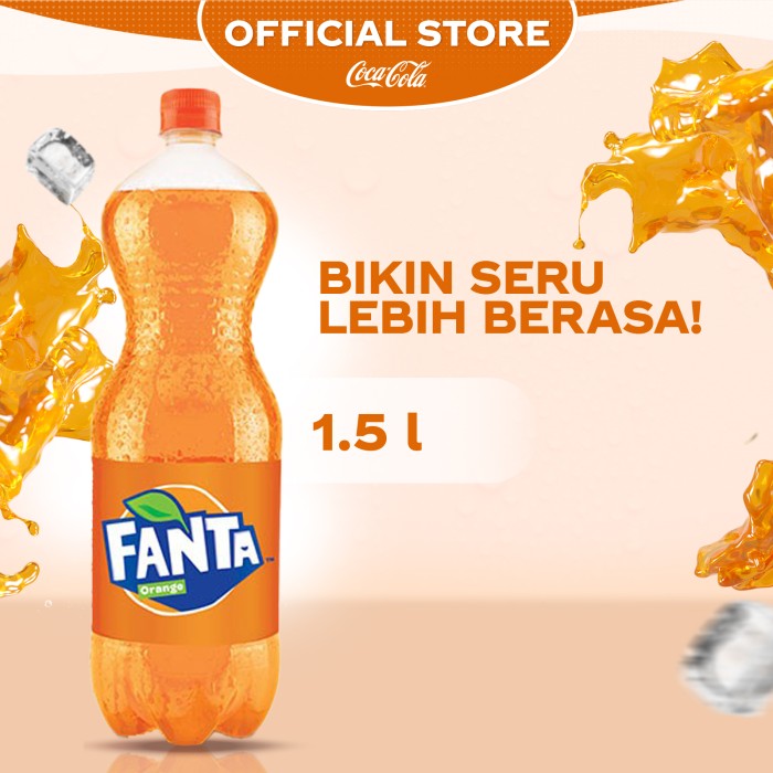 Fanta Orange Vitamin C Minuman Soda Rasa Jeruk Botol 1.5L Lazada Indonesia