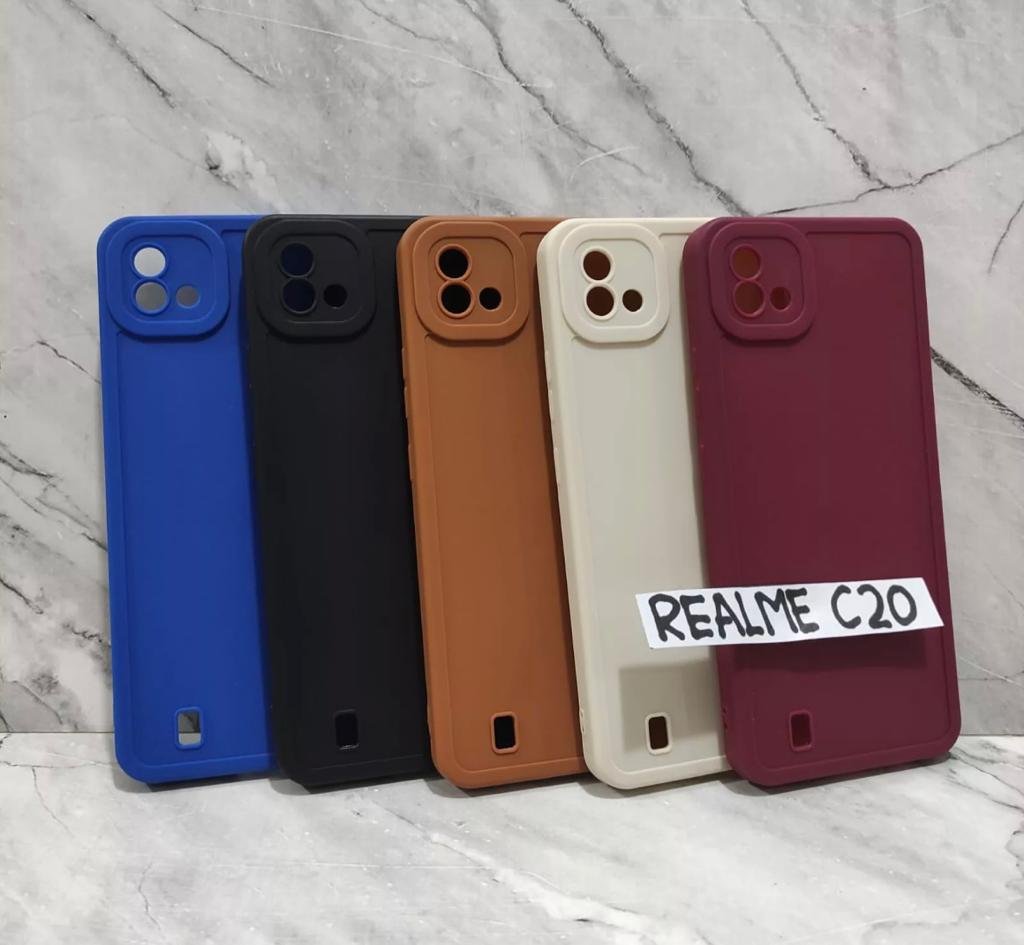 CASING HP MACARON PRO CAMERA REALME C20 CASE PELINDUNG KAMERA