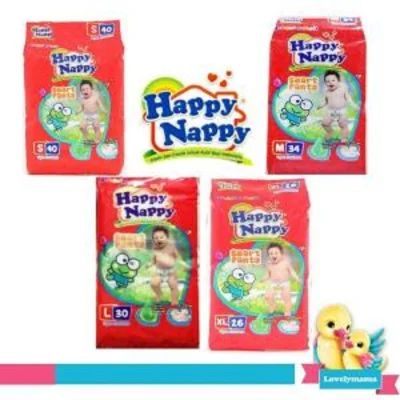 Happy Nappy Pants L30/M34/S40/XL26