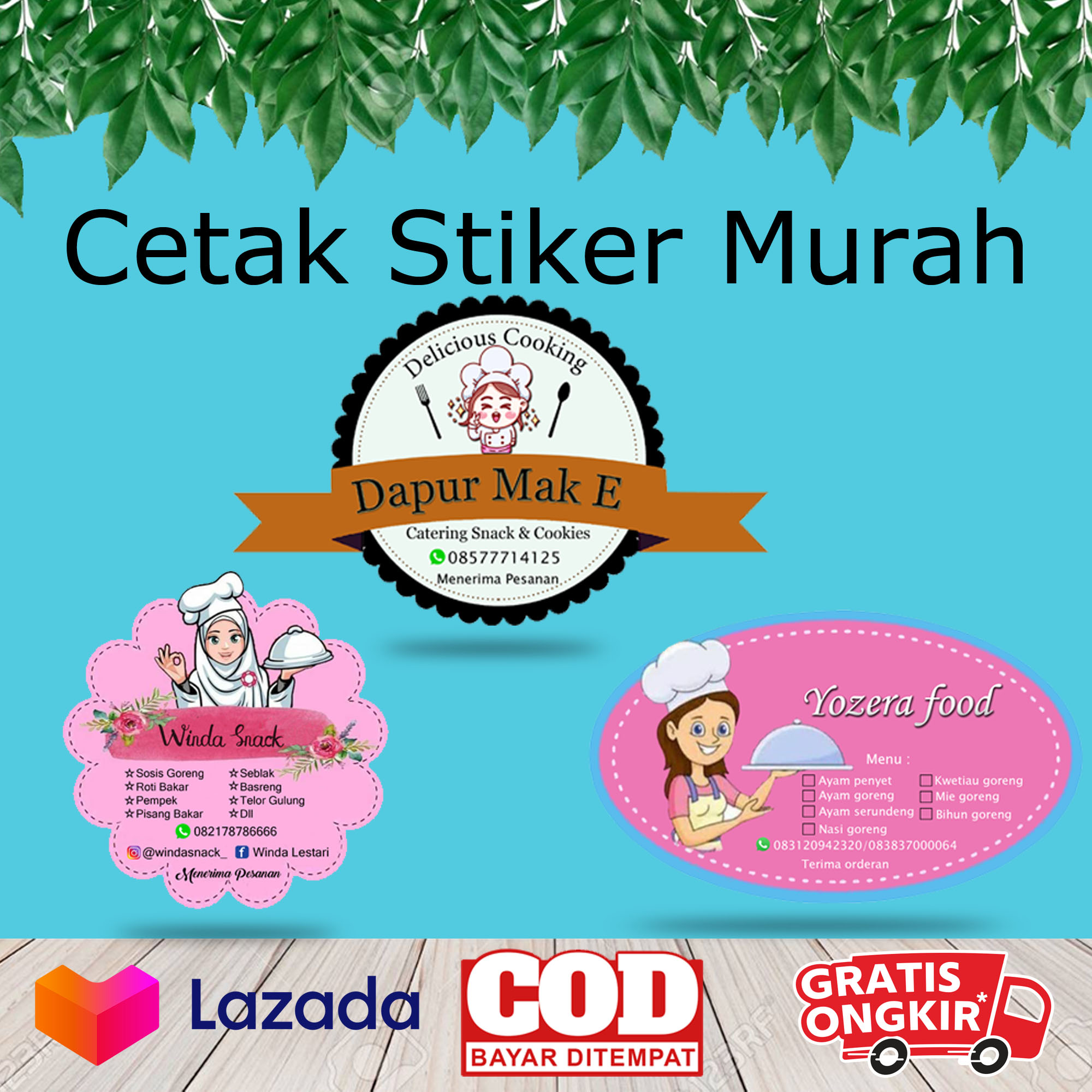 (IC05) Cetak Sticker Chromo Murah - Stiker Label - Sticker Custom ...