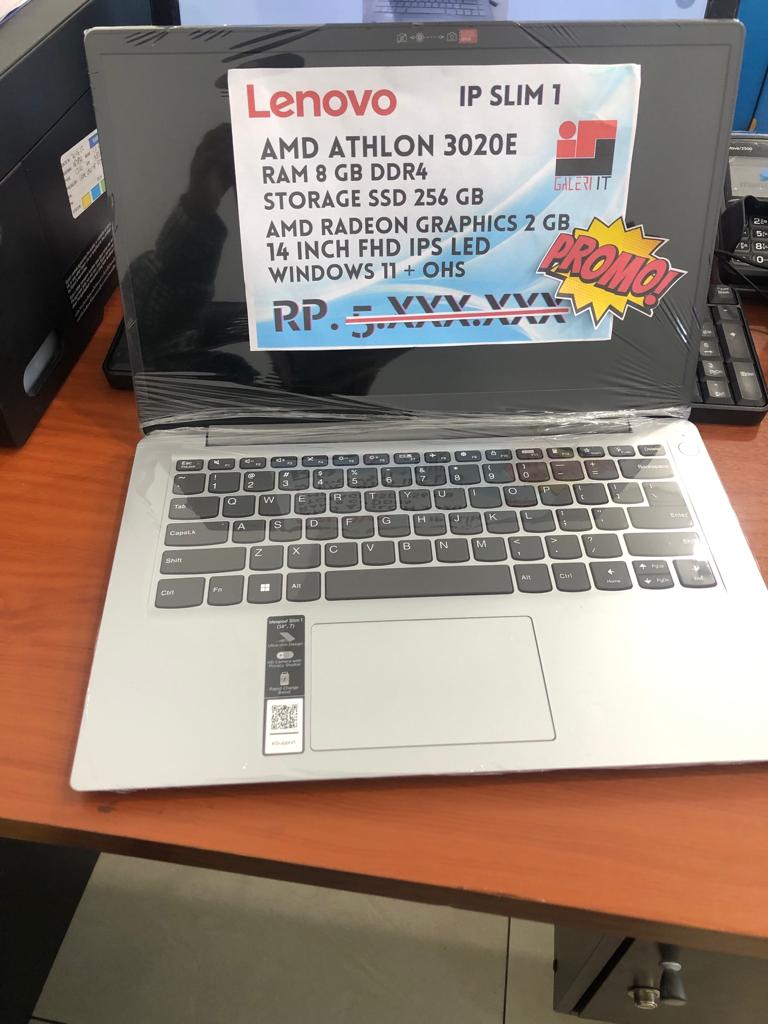 Laptop Lenovo IP SLIM AMD ATHLON 3020E New Garansi Internasional