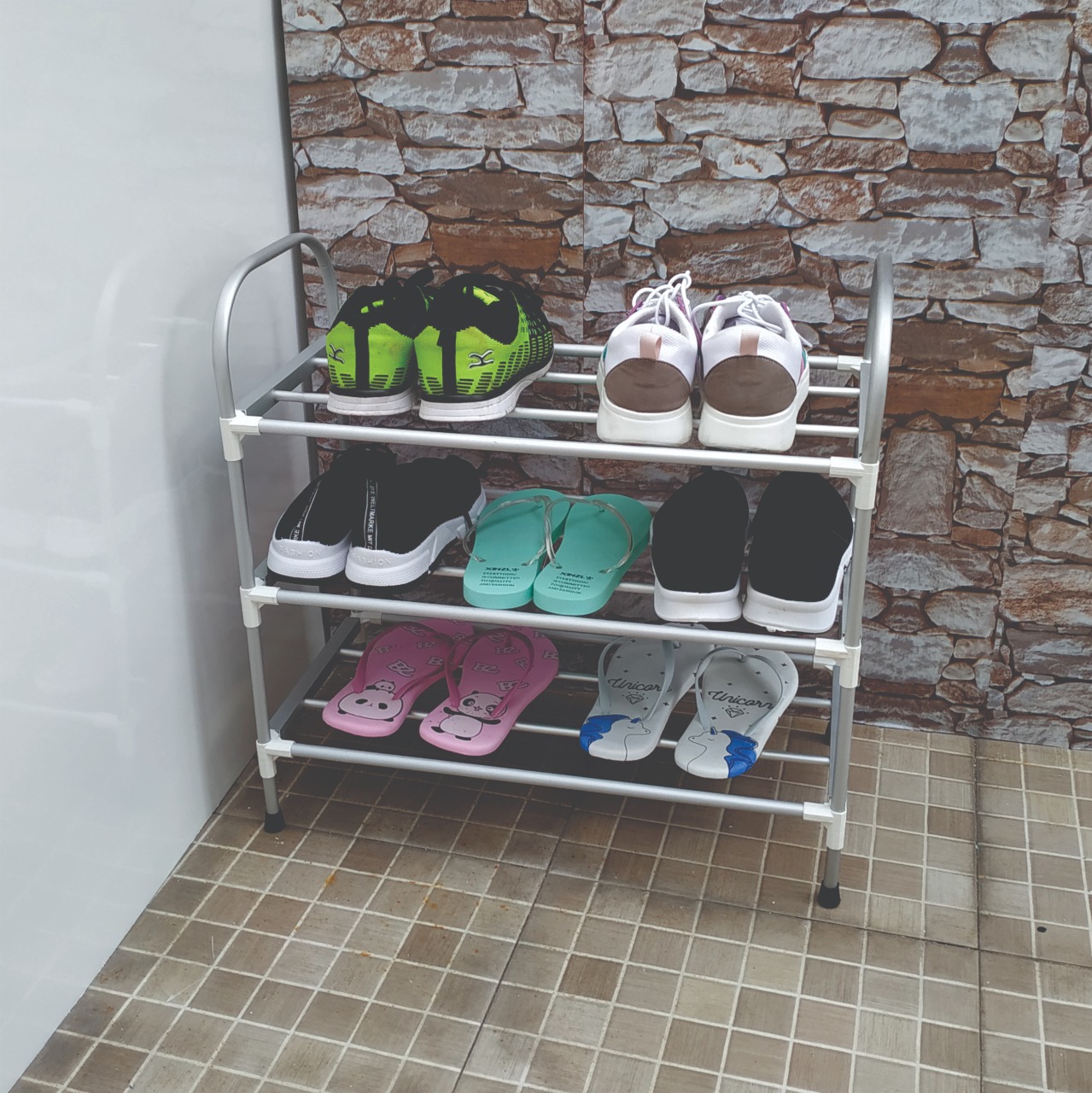 RSB RAK SEPATU ALUMINIUM / LEMARI SEPATU ALUMINIUM / SHOES RACK ...