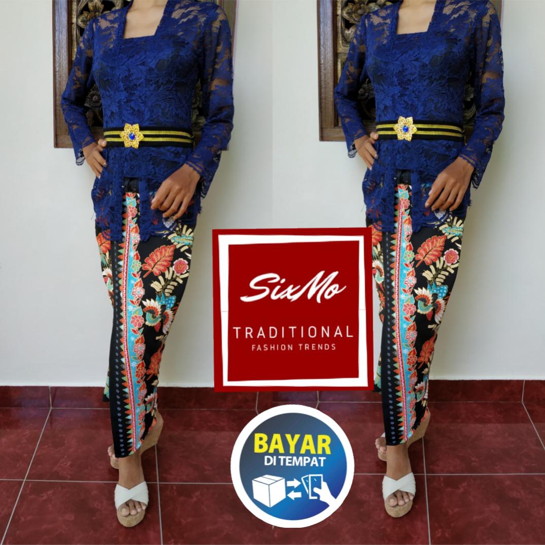 sixmo - setelan kebya jadi sofia strait dan rok lycra strait include obi bros kebaya bali murah kebaya wisuda kebaya pengantin kebaya modern