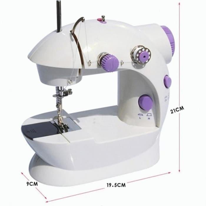 OnlineKeren MESIN JAHIT MINI PORTABLE GT-202 / FHSM-202 MINI SEWING MACHINE MESIN