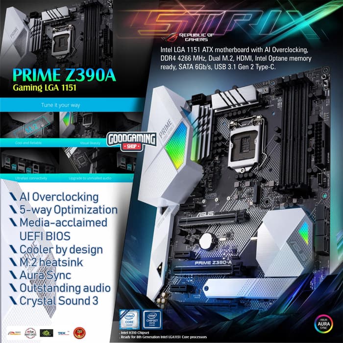 List Harga Motherboard Asus Tuf Z390 Plus Gaming Termahal seIndonesia