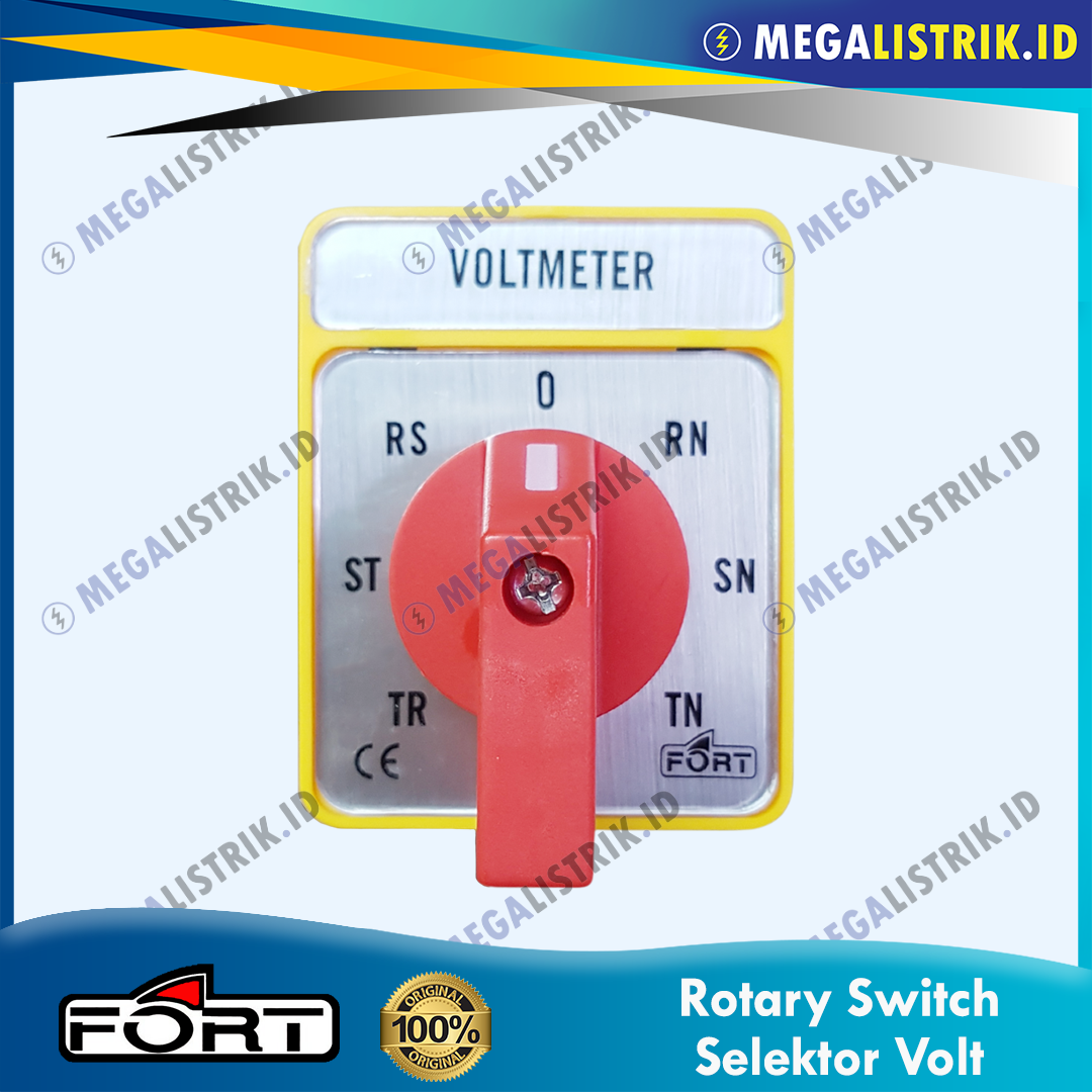 FORT SELEKTOR VOLT 3P 20A / VOLT SELECTOR SWITCH ROTARY COS SFT207