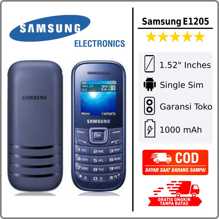 Hp Murah 100 Ribuan Hp Samsung Gsm Gt E1205 Murah Lazada Indonesia