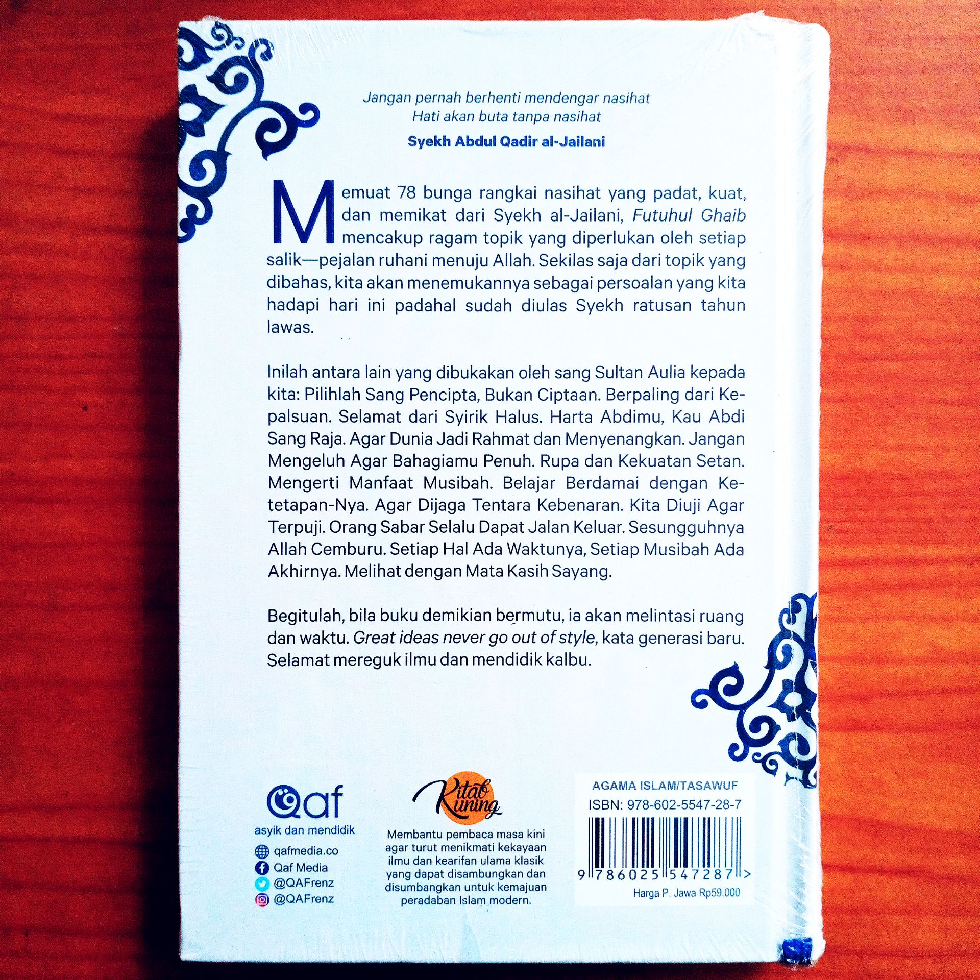 Futuhul Ghaib Syekh Abdul Qadir Jailani Lazada Indonesia