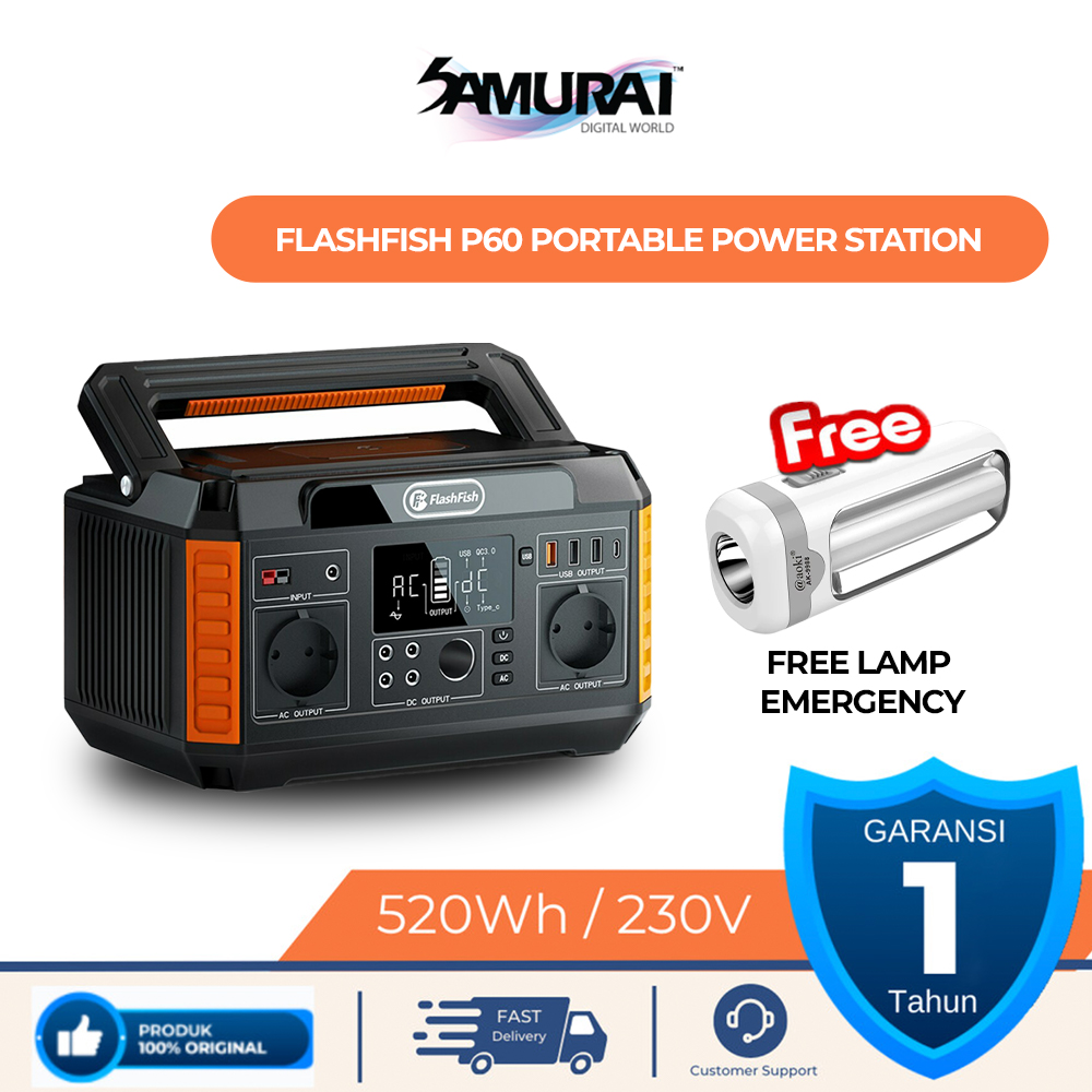 FlashFish P60 Portable Power station