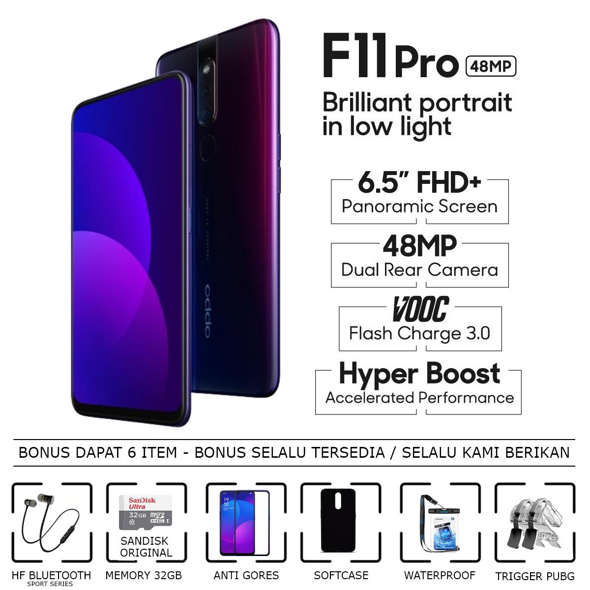 OPPO F11 PRO 2019 - 6GB/64GB - 4G LTE - GARANSI RESMI