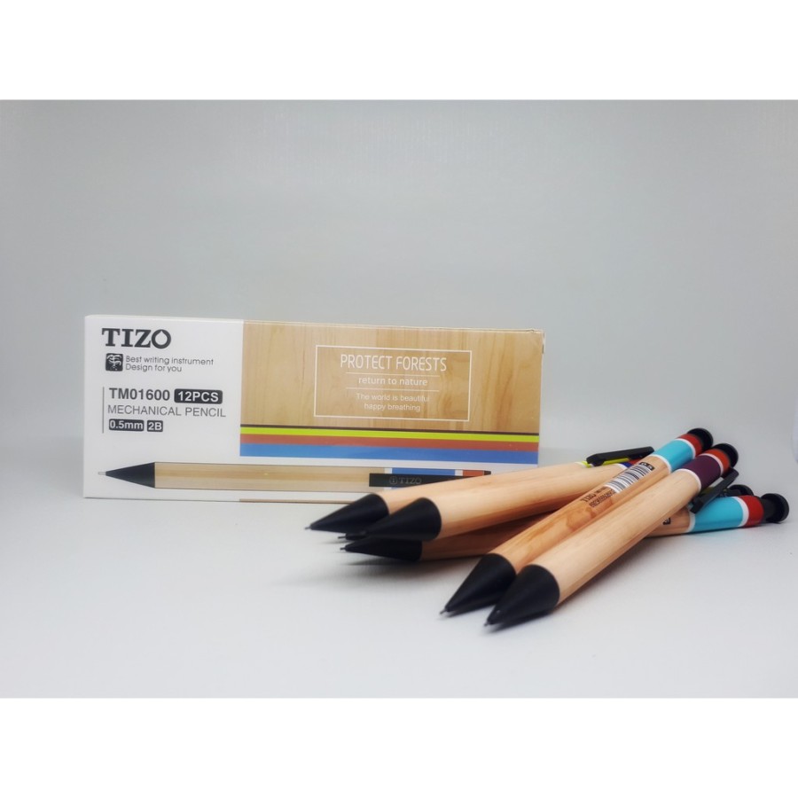 Pensil Mekanik Tizo Tm01600 Pensil Mekanik 05 Mm Lazada Indonesia