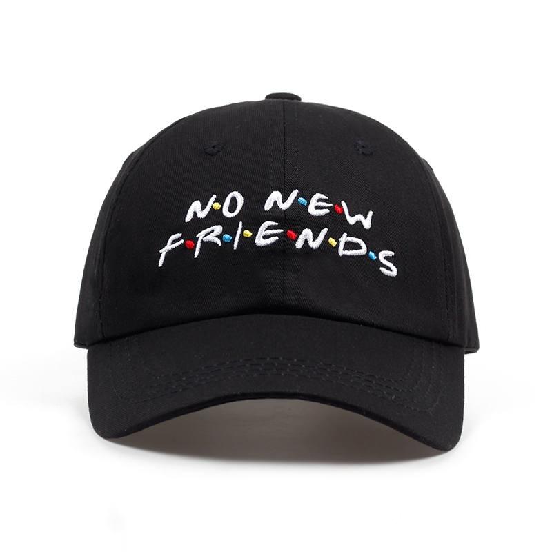 Topi Baseball No New Friend Hip Hop 