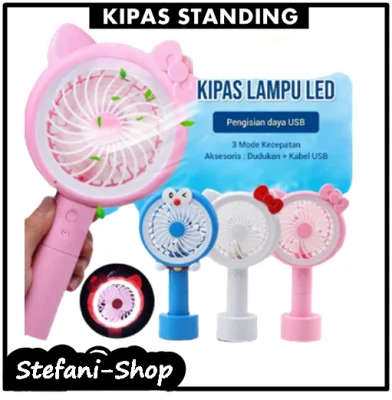 Kipas Angin Tangan Stand Portable Karakter ( Standing Mini Fan)