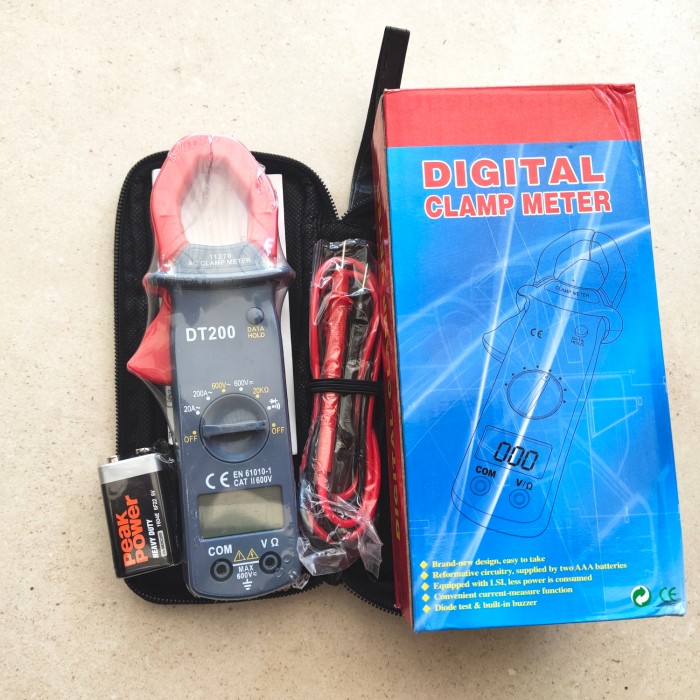 DIGITAL CLAMP METER DT200 Lazada Indonesia