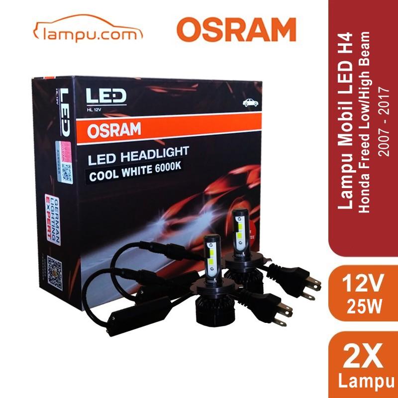 Osram 66204CW Lampu LED Mobil Honda Freed 2007-2017 Low/High Beam H4 - P43t - Putih