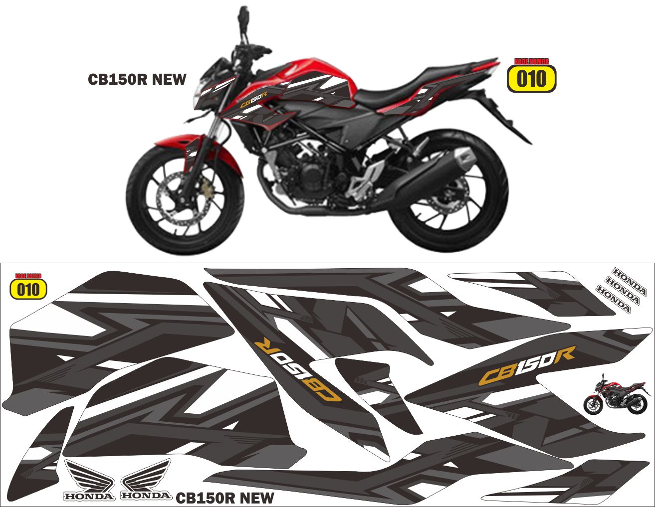 Jual Striping Motor New Mega Pro Terbaru Lazadacoid