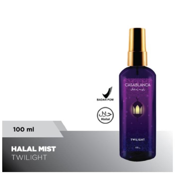 Casablanca Halal Mist Twilight (Dark Violet)/ Body Mist Halal Twilight