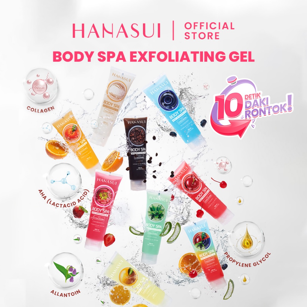 Hanasui Body Spa Exfoliating Gel 300 ml