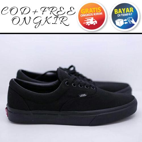 MODEINJKT@SEPATU VANS_AUTHENTIC FULL BLACK HITAM POLOS WHITE PUTIH OLD SCOLL ERA SK8 PREMIUM BNIB ICC IFC DT BAYAR DI TEMPAT