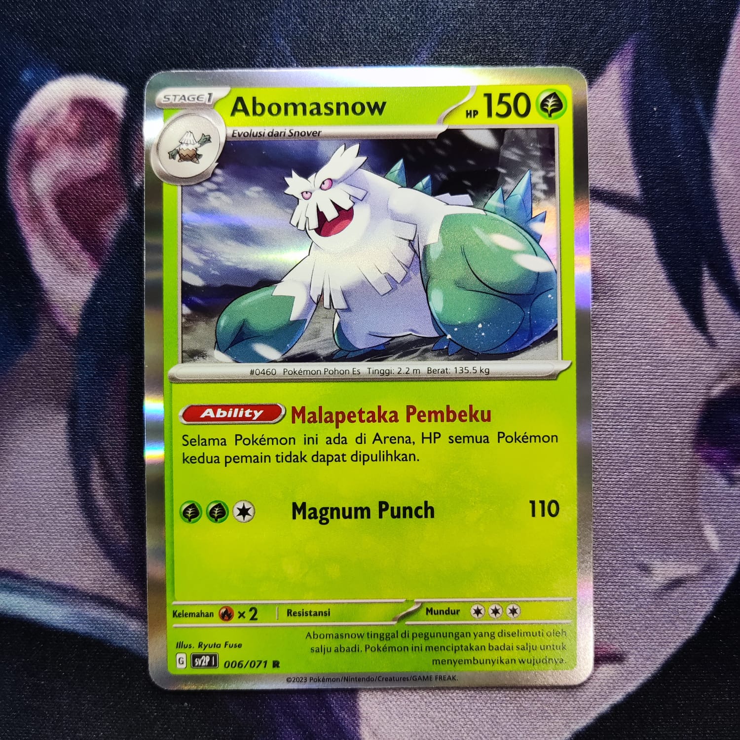 pokemon (ID) abomasnow - SV2P 006/071 - R Pokemon Kartu Edisi Spesial  Abomasnow - Lazada | Lazada Indonesia