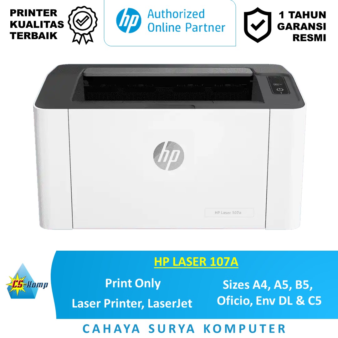 HP LASER 107A Print, Mono | Lazada Indonesia
