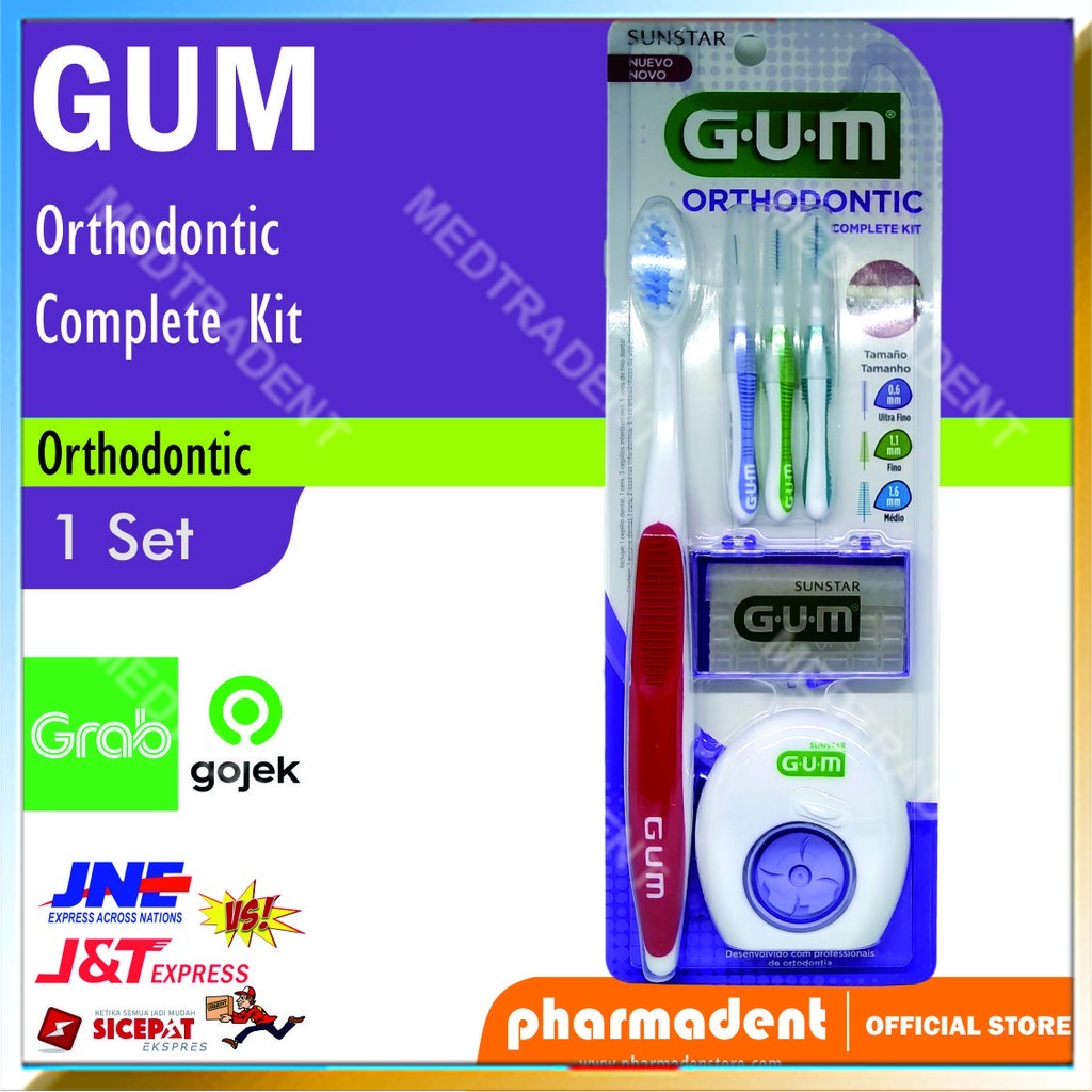 GUM Orthodontic Kit Lengkap utk Pasien Behel Kawat Gigi Lazada Indonesia