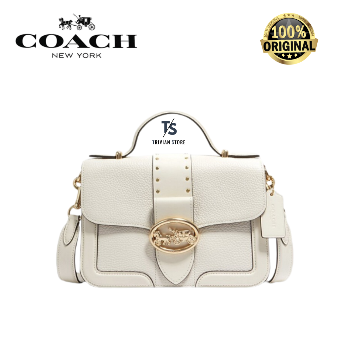 Coach Small Top Handle with Rivets Lazada Indonesia