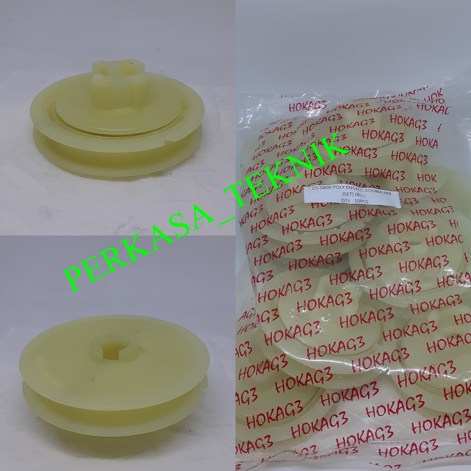 CS5800 DRUM WHEEL BIG PULLY POLY STARTER TARIKAN ENGKOL DOUBLE PER SET ...