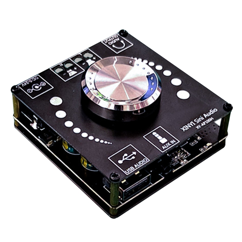XY-AP100H 100W+100W Dual TPA3116D2 Bluetooth 5.0 Stereo Audio Digital Power Audio Amplifier Board AMP Amplificador AUX