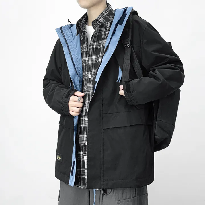 windbreaker turtleneck