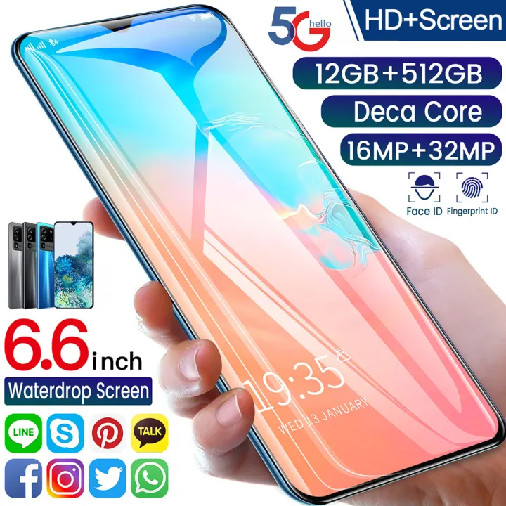 5g Cod S30 Pro Handphone 12gb Ram 512gb Rom Baru 6 6 Inci Ultra Hd Layar Tetesan Air Android 10 0 Sistem Mtk6889 Chip Ponsel Pintar Hp Murah Cuci Gudang Lazada Indonesia