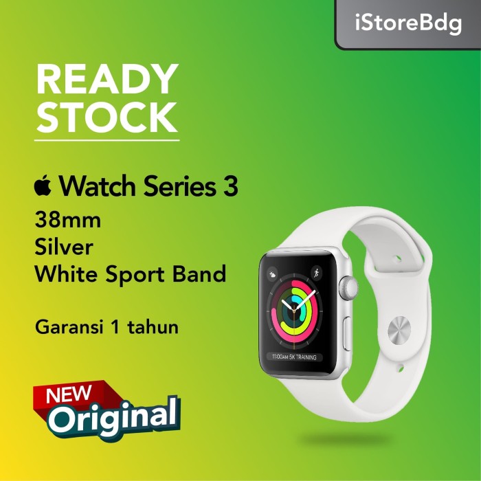 Jual Apple Watch Series 3 Silver 38mm Terbaru - Jun 2022 | Lazada.co.id