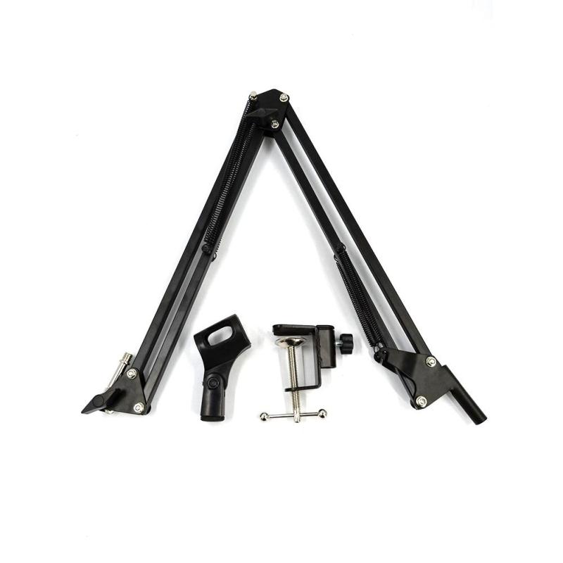 NB35 Kim Loại Mic Điều Chỉnh Để Bàn Sống Đài Phát Thanh Micro Thu Âm Giá Đỡ Điện Thoại Mô Hình: NB-35