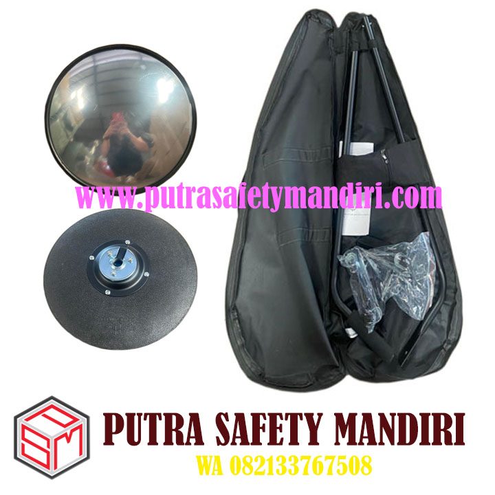 JUAL INSPECTION MIRROR 10 INCH KACA INSPEKSI DENGAN SENTER DAN RODA