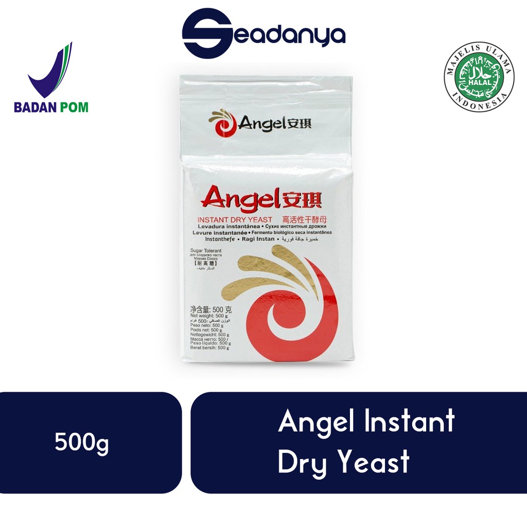 Angel Instant Dry Yeast Ragi Instant 500g Pengembang Roti , Kue