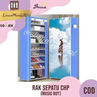 Bisa Cod Shr3138 Rak Sepatu Kain Shoe Rack Lemari Sepatu Portable Karakter 10 Susun 9 Rangka Rs Chp Music Boy Shenar Lemarimurahjkt168 Lazada Indonesia