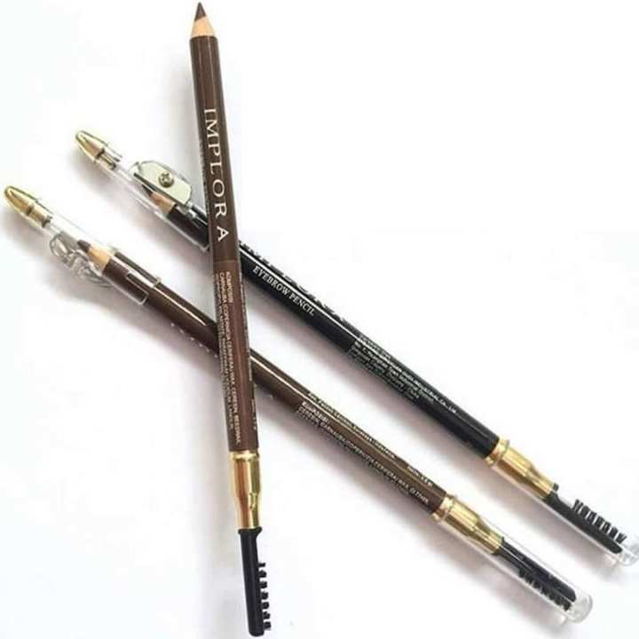 Review Original Pensil Alis Implora Eyebrow Pencil 2 In 1