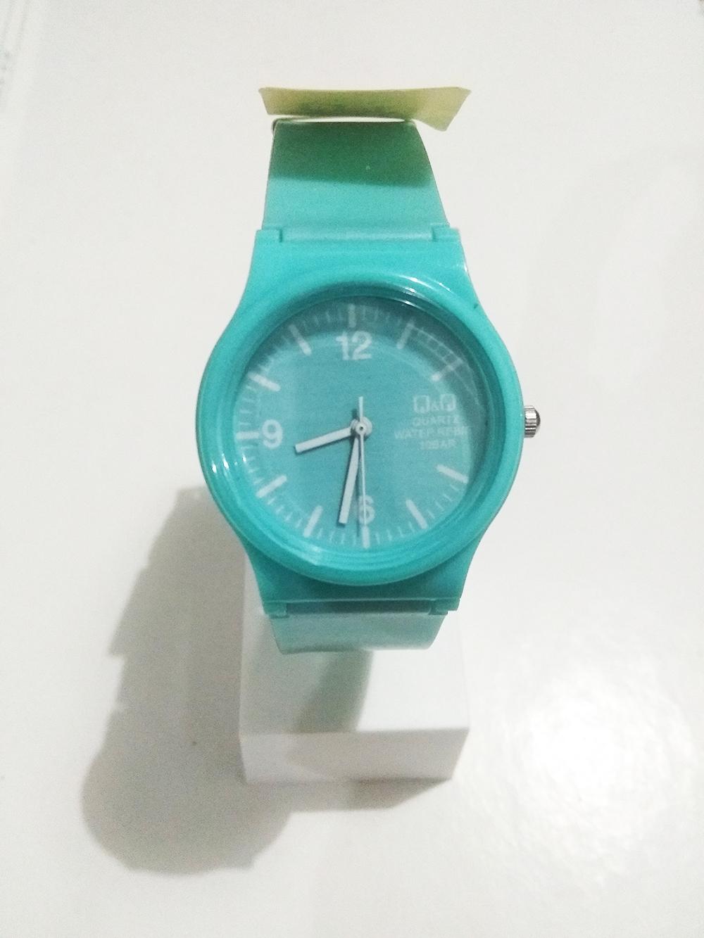 Q&Q 46 Jam Tangan Fashion QQ/QnQ Anak - Anak Pria & Wanita New Edition Rubber Strap Model Terbaru