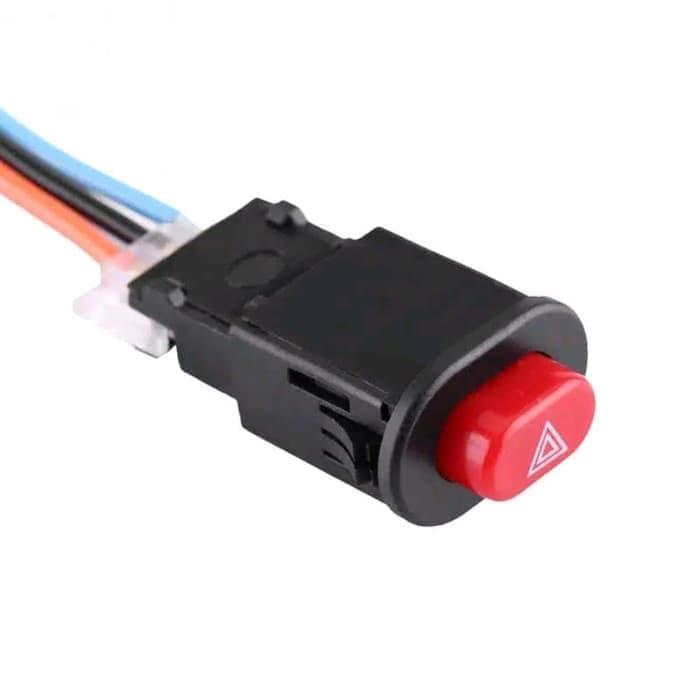 Saklar Tombol On Off Lampu Hazard / Saklar Hazard Motor By Kunci Pas Motor
