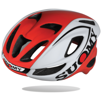 SUOMY GLIDER HELMET - WHITE/RED 