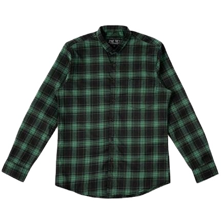 Forest green flannel Clearance