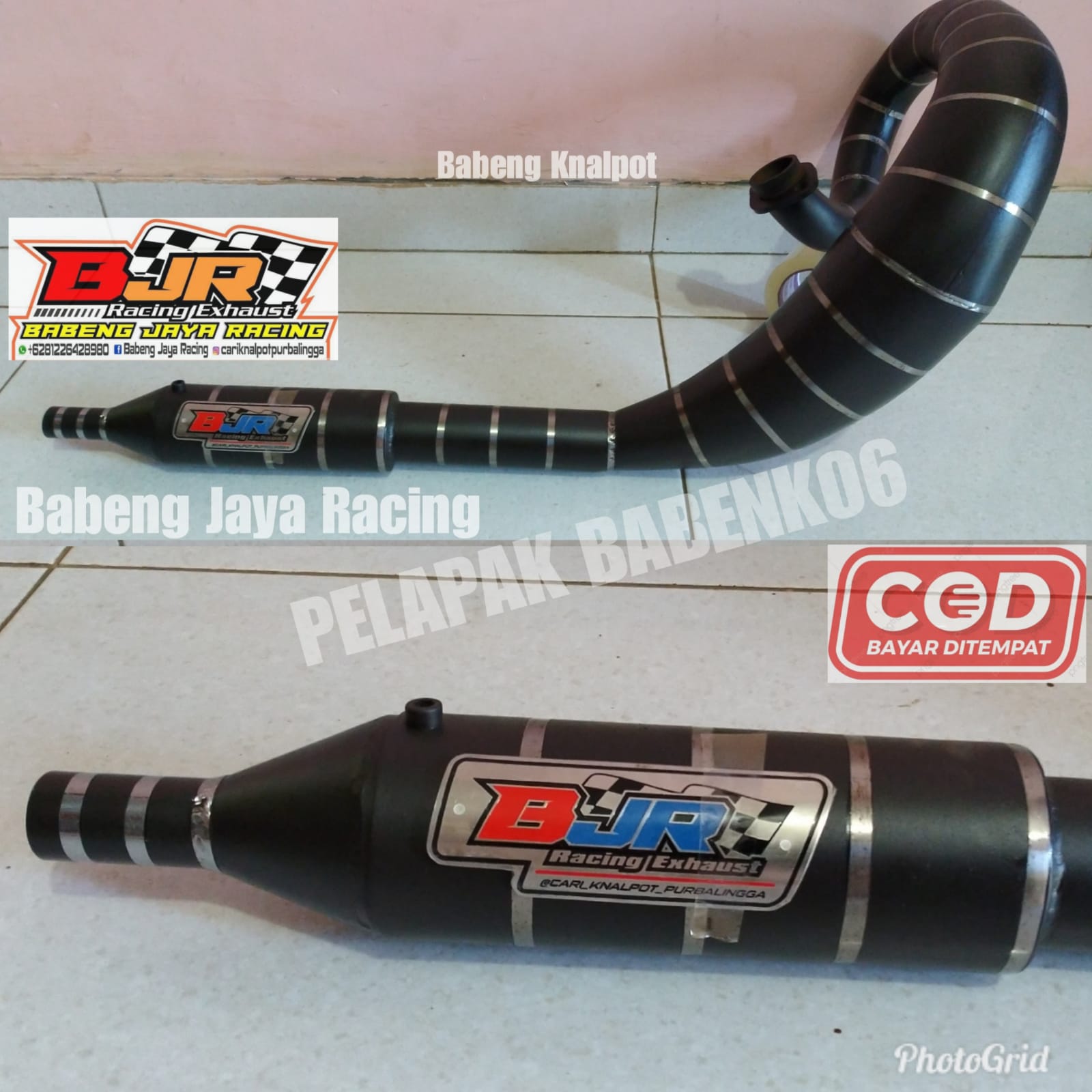 KNALPOT YAMAHA RX KING RX K RX Z RX S UDANG LOBSTER TELO BELANG ORIGINAL BY Babeng Jaya Racing