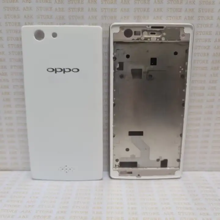 Casing Fullset Oppo Neo 5 R1201 Warna Putih Kesing Housing Frame Backdoor Oppo 1201 Original Lazada Indonesia