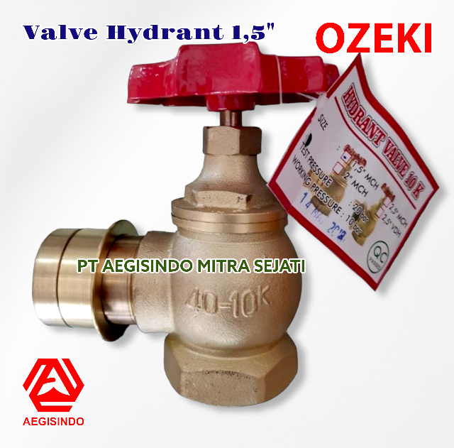 Valve Hydrant 1.5 Inch Coupling Machino Kran Pemadam Full Kuningan ...