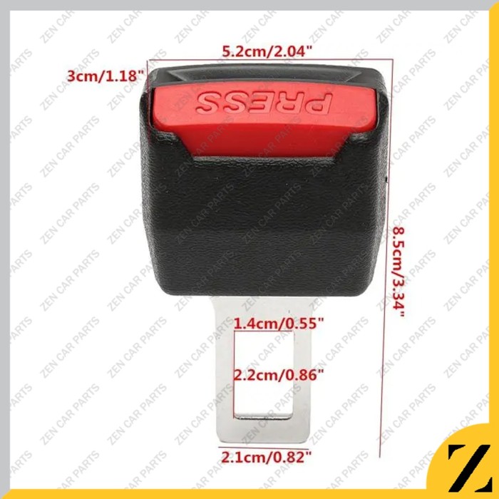 BELT BUZZER / SEAT BELT BUZZER STOPER ALARM / ADAPTOR SEATBELT BUCKLE ...